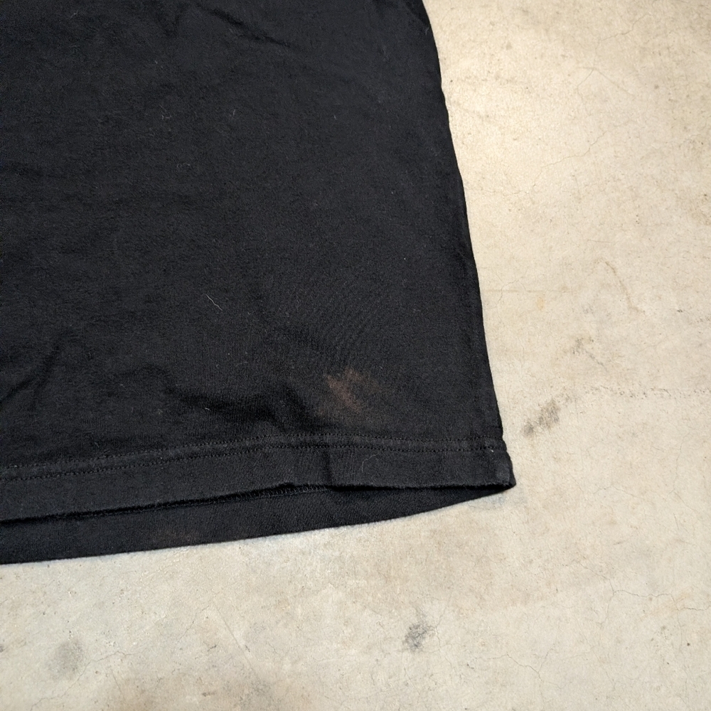 Uniqlo Jeff Koons Rabbit Shirt Black Men's L Flaws Short Sleeve - Picture 5 of 8